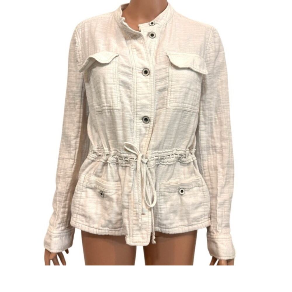 Anthropologie Hei Hei M cinch waist lightweight utility jacket coat C 3494